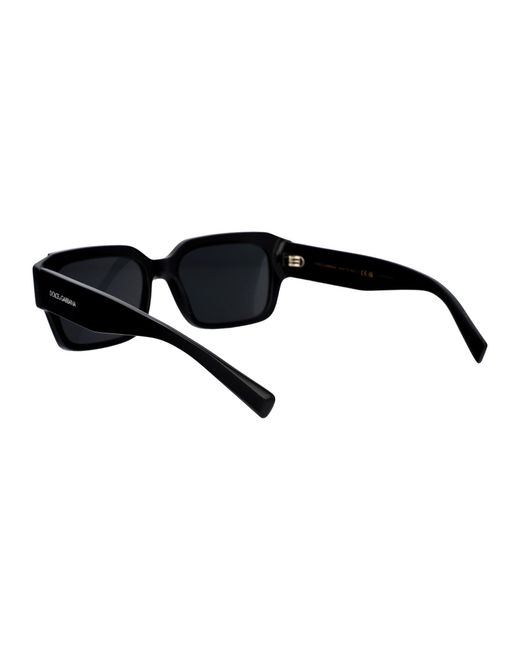 Dolce & Gabbana Black Eyewear Square Frame Sunglasses for men