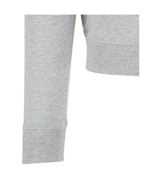 EA7 Gray Hooded Casual Jacket for men