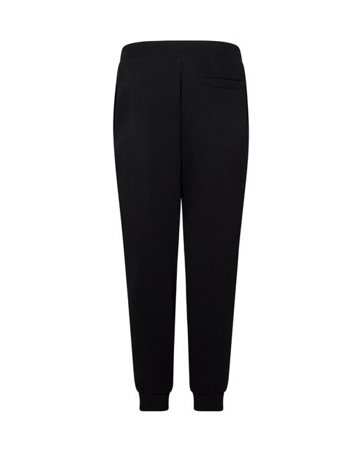 Zegna Black Logo-Embroidered Sweatpants for men