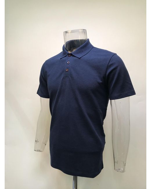 Emporio Armani Blue Short-Sleeved Polo Shirt for men