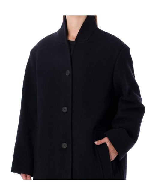 Studio Nicholson Black Morro Tailored Coat