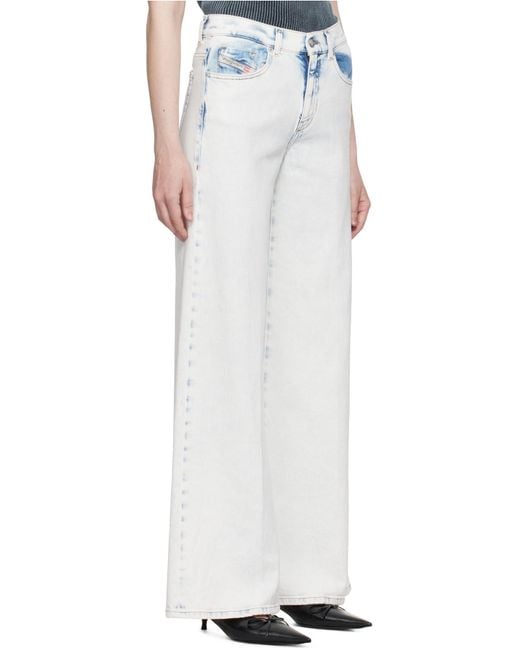 DIESEL White 1978 D-Akemi Flare Jeans