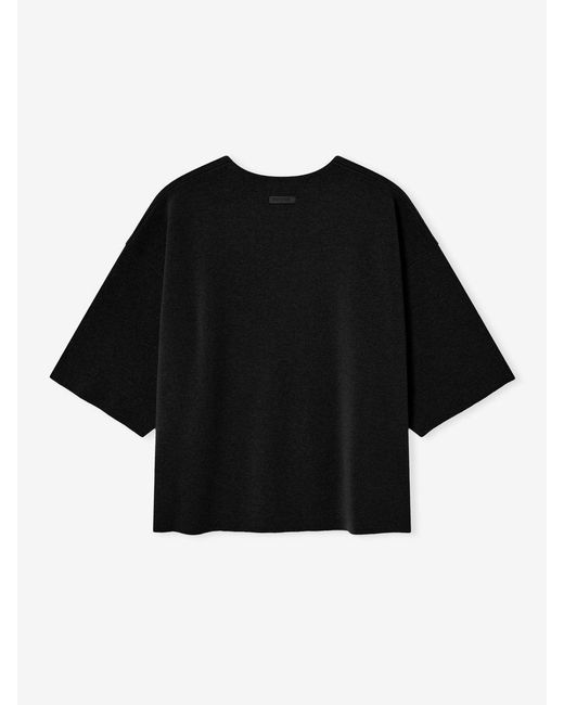 Fear Of God Black Wool Knit T-Shirt for men