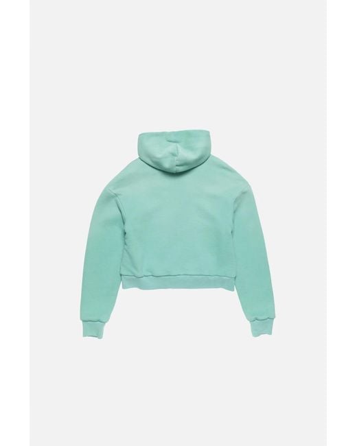 Acne Green Zip Hoodie for men