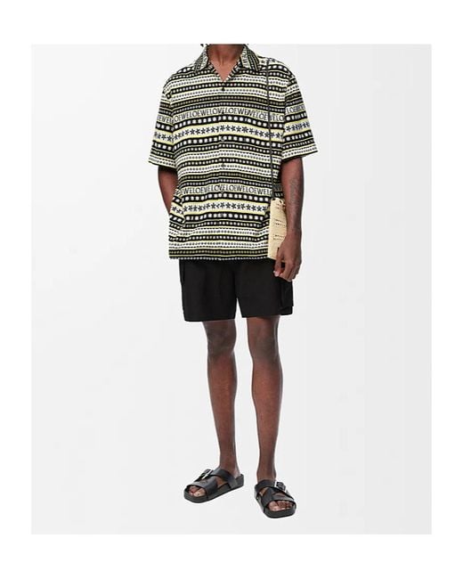 Loewe Gray Short Sleeve Shirt for men