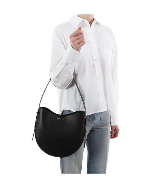 Victoria Beckham Black Medium Dia Hobo Bag