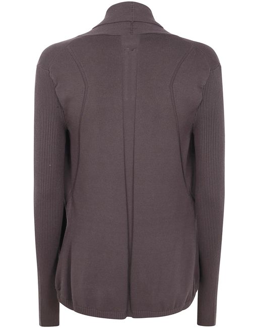 Rick Owens Purple "Naska" Knit Cardigan