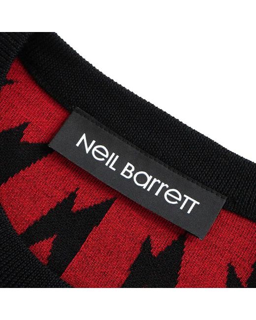 Neil Barrett Blue Long-Sleeved Pullover for men