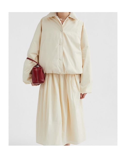 Jil Sander Natural Down Jacket