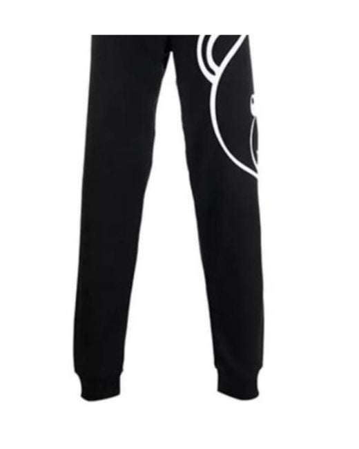 Moschino Black Logo Details Sweatpants for men