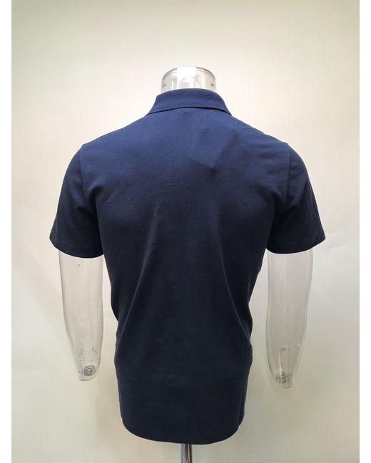 Emporio Armani Blue Short-Sleeved Polo Shirt for men