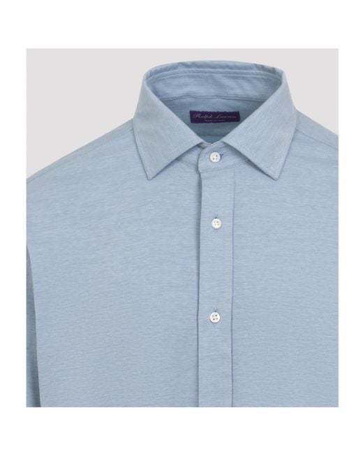 Ralph Lauren Blue Aston Long-Sleeve Shirt for men