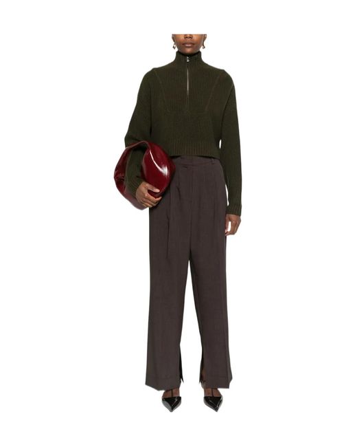 Staud Green Hampton Sweater
