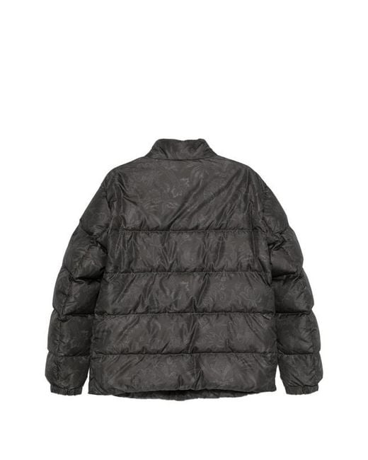 Etro Gray Paisley-Print Puffer Jacket for men
