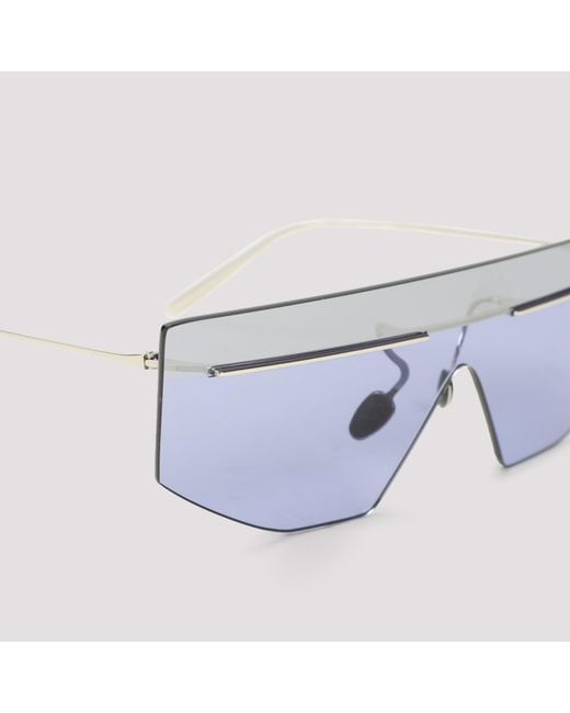Prada Blue Geometric Frame Sunglasses for men
