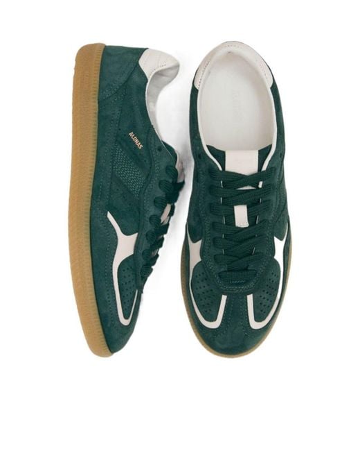 Alohas Green Tb.490 Suede Low-Top Sneakers