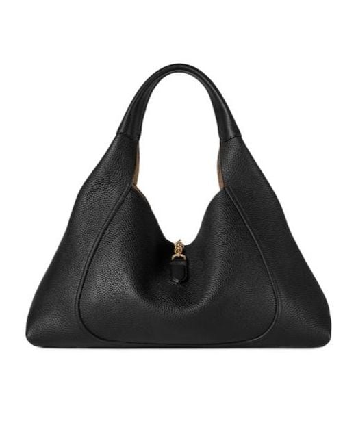 Gucci Black Softbit Maxi Shoulder Bag