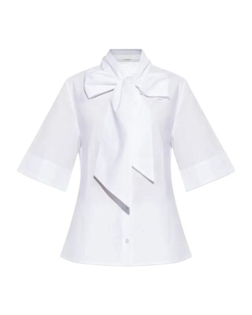 By Malene Birger White Short Sleeve Shirt