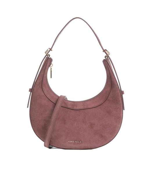 Coccinelle Pink Top-Handle Shoulder Bag