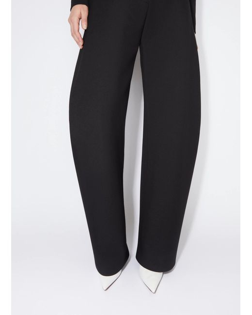 Alaïa Black Belt-Loop Casual Pants