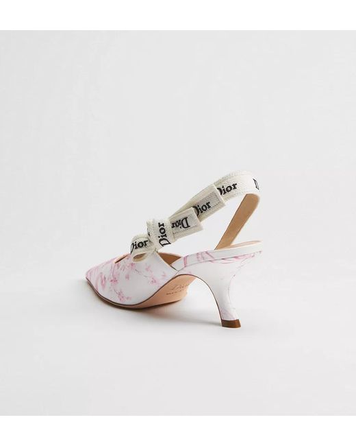 Dior Pink Iviera J'A Slingback Pump