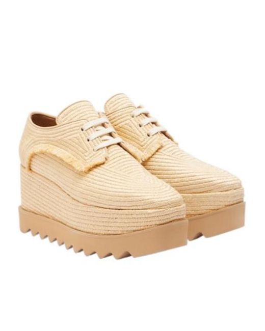 Stella McCartney Natural Woven Platforms