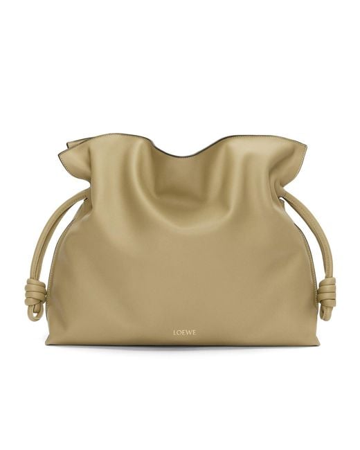 Loewe Natural Large Flamenco Clutch