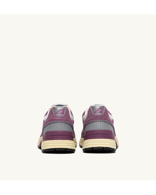 Autry Purple Hyperway Lace-Up Sneakers