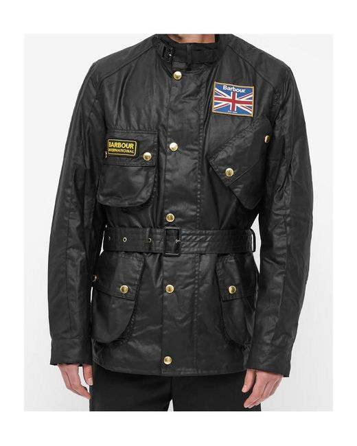 Barbour Black Long-Sleeved Casual Jacket for men