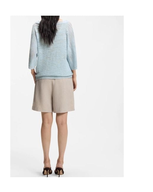Boss Blue Long-Sleeved Knitwear
