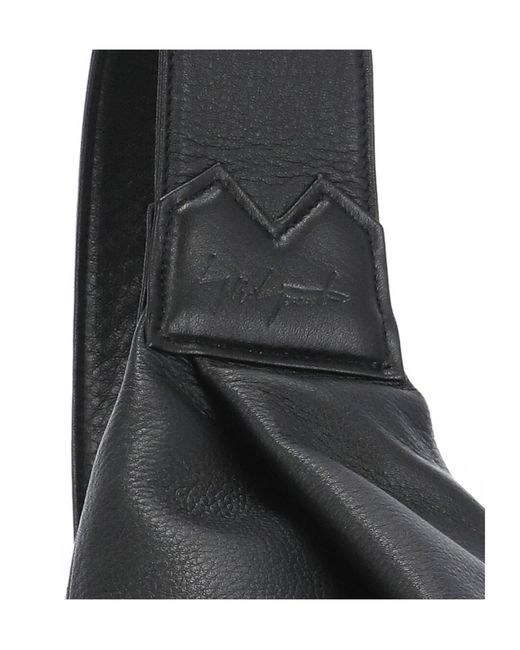 Yohji Yamamoto Black Discord One-Shoulder Backpack for men