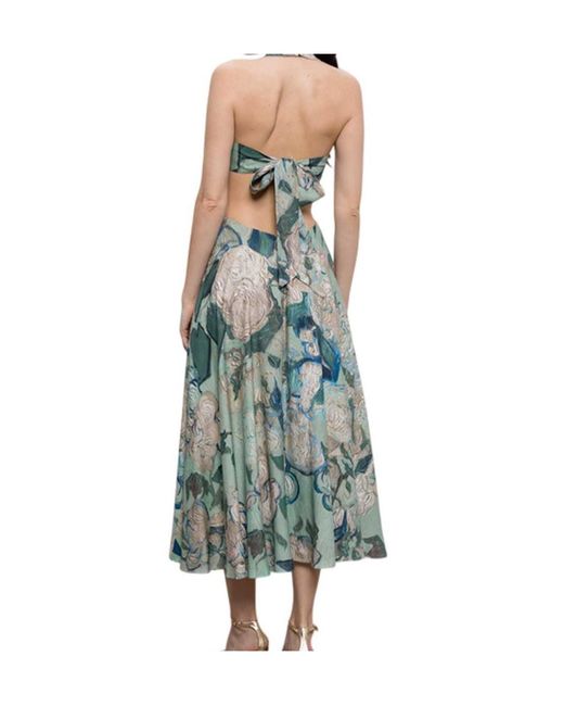 Givenchy Blue Backless Dress