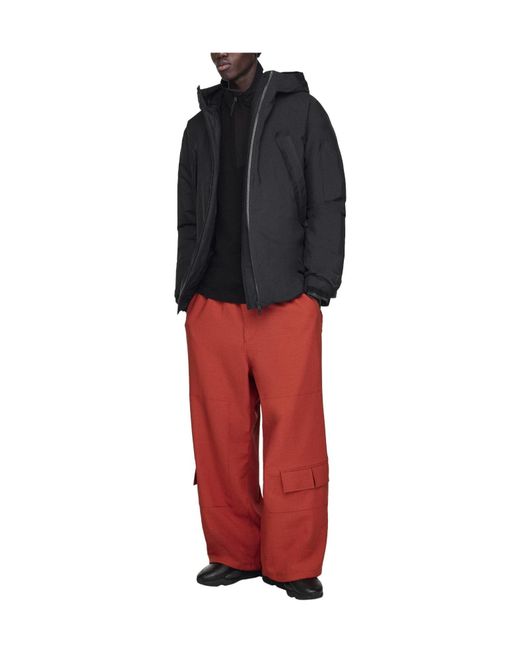 Y-3 Blue Solid Color Casual Jacket for men