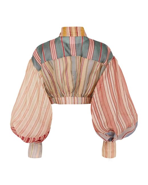 Zimmermann Multicolor Rebellion Striped Blouse