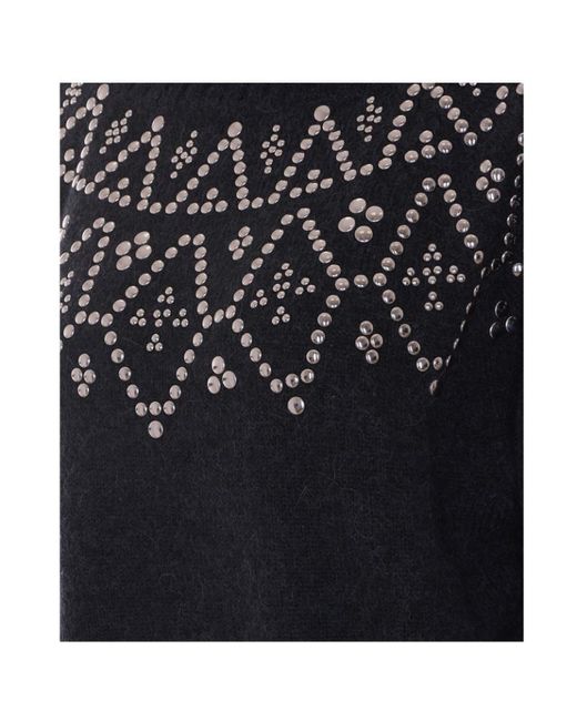 Alpha Studio Black Turtleneck Sweater