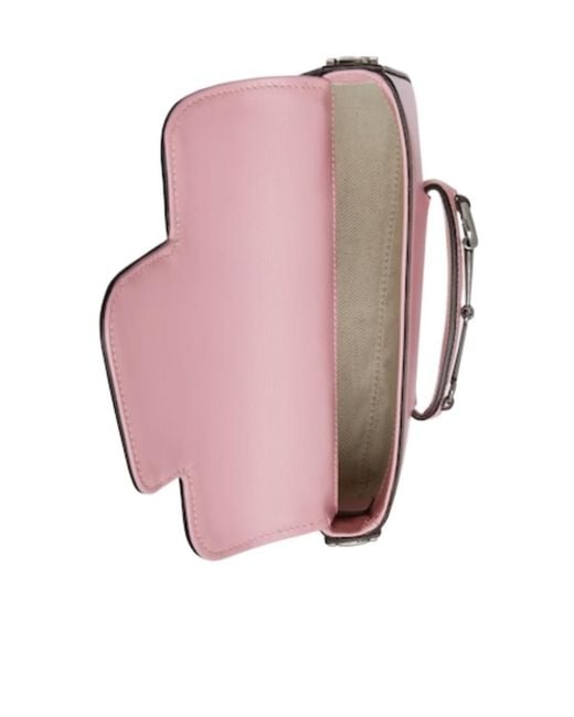 Gucci Pink Horsebit 1955 Mini Shoulder Bag