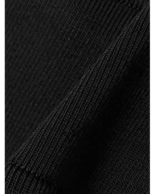 Calle Del Mar Black Stretch-Knit Bralette Top
