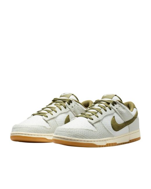 Nike White Dunk Low Retro Sneakers for men