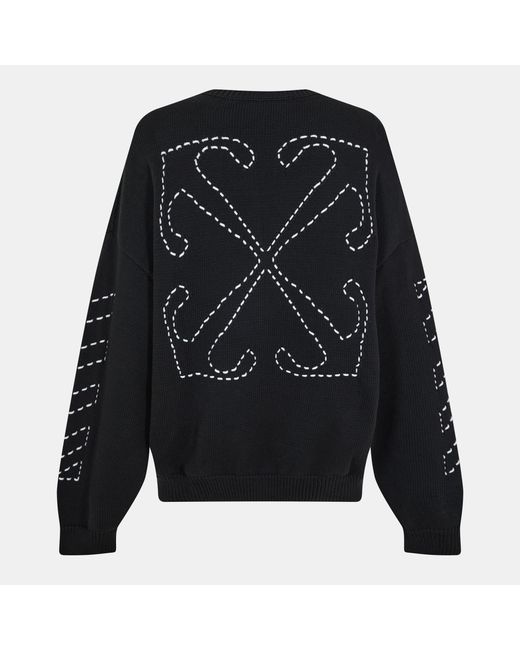 Off-White c/o Virgil Abloh Black Arrows Crew Neck Sweatshirt for men