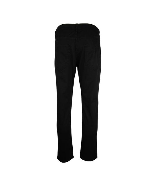 Moschino Black Logo Logo Casual Pants for men