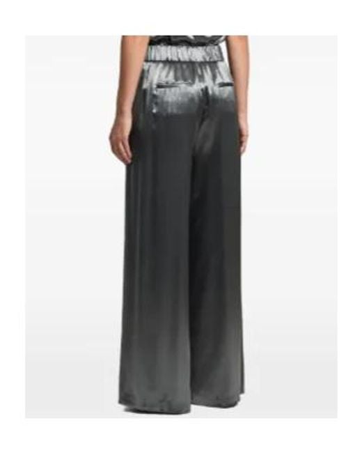 Peserico Black Aurea Wide-Leg Pants