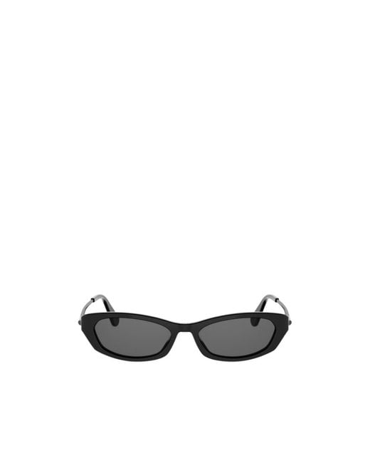 Dior White Eyewear D-Moon B2I Butterfly Frame Sunglasses