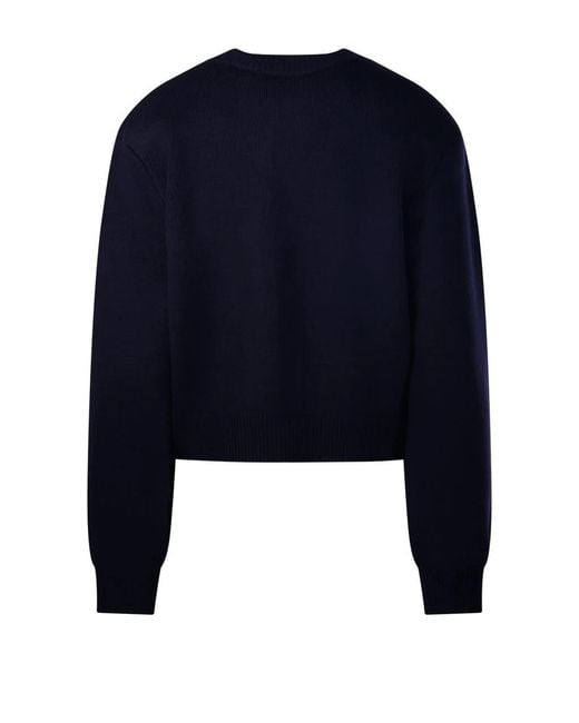 Rohe Blue Statement Shoulder Cardigan
