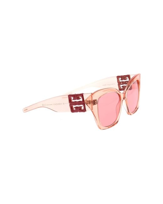 Givenchy Pink Eyewear Cat Eye Frame Sunglasses