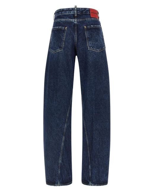DSquared² Blue 'Loose Twst' Jeans