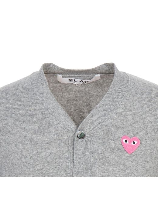Comme des Garçons Gray Long-Sleeve Knit Top for men
