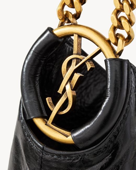 Saint Laurent Black Hortense Small