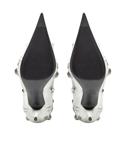 Balenciaga White Heeled Boots