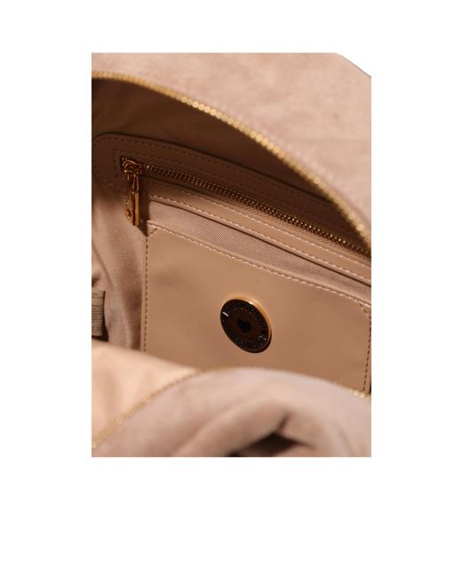 Moschino Natural Top-Handle Backpack