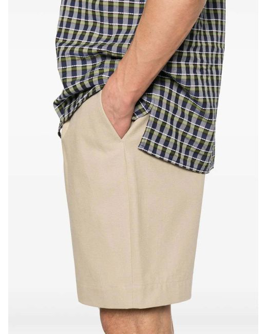 A.P.C. Natural Pleat Detailed Shorts for men